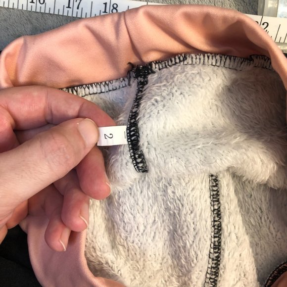 Women's Size 2 Solid Warm Pants Slim Up Trousers Leggings - Picture 10 of 12